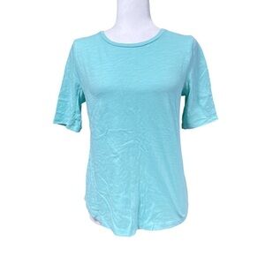 EILEEN Fisher Mint Organic Cotton Tee